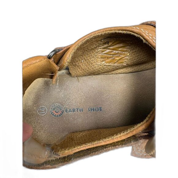 Earth Shoe Y2k  Fisherman Cognac Sandal Costal Grandpa Dadcore Vintage Outdoors